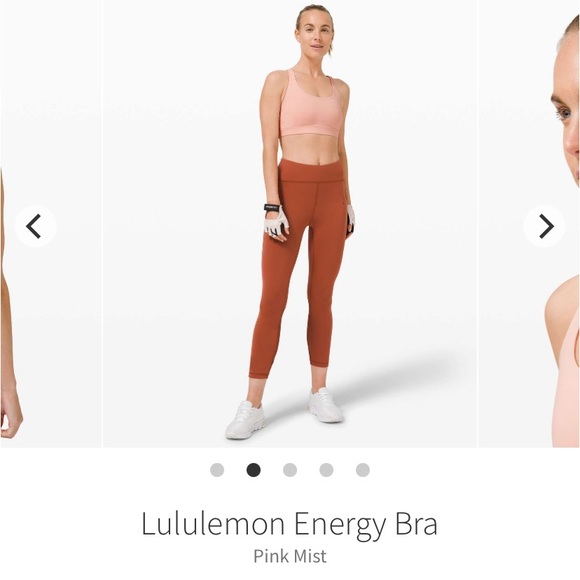 Lululemon Energy Bra, Pink Mist, Size 14 - Picture 10 of 10